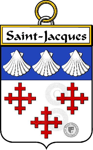 Stemma della famiglia Saint-Jacques