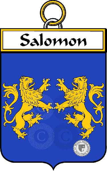 Brasão da família Salomon de la Lande