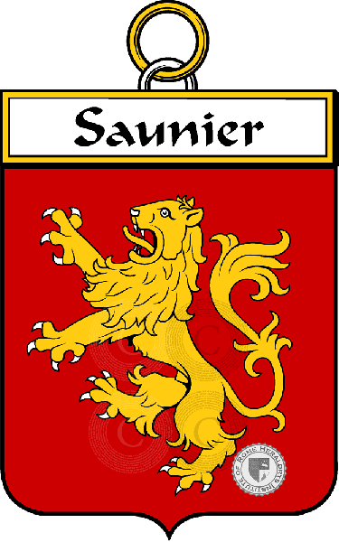 Coat of arms of family Saunier
