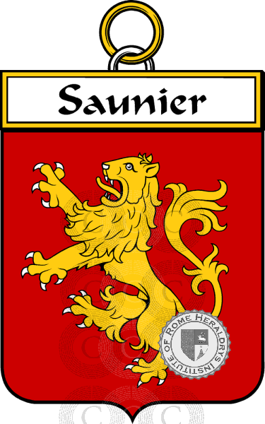 Coat of arms of family Saunier