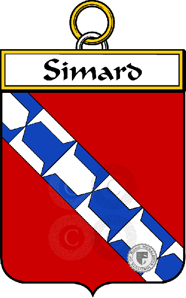 Coat of arms of family Simard