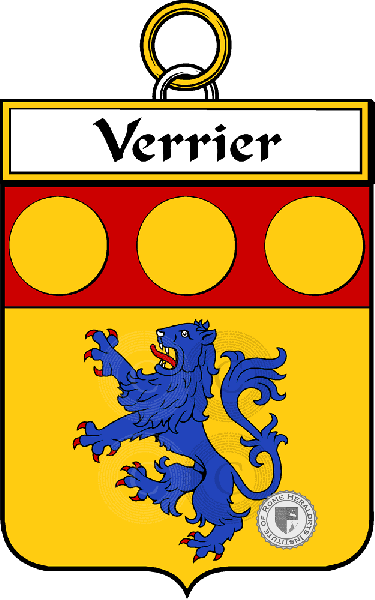 Wappen der Familie Verrier (le)