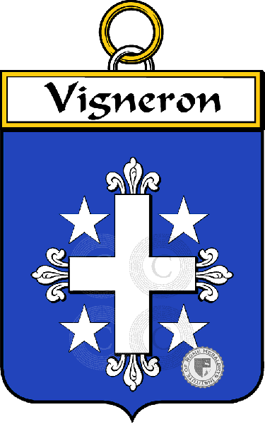 Coat of arms of family Vigneron