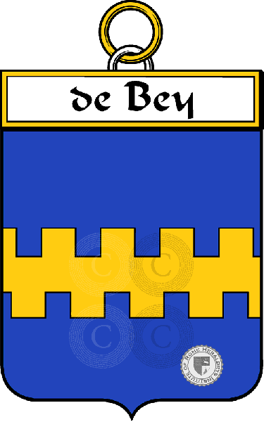 Coat of arms of family de Bey