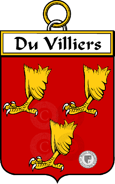Brasão da família Du Villiers (Villiers du)