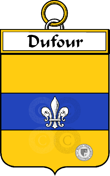 Wappen der Familie Dufour (Four du)