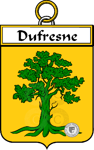Brasão da família Dufresne (Fresne du)