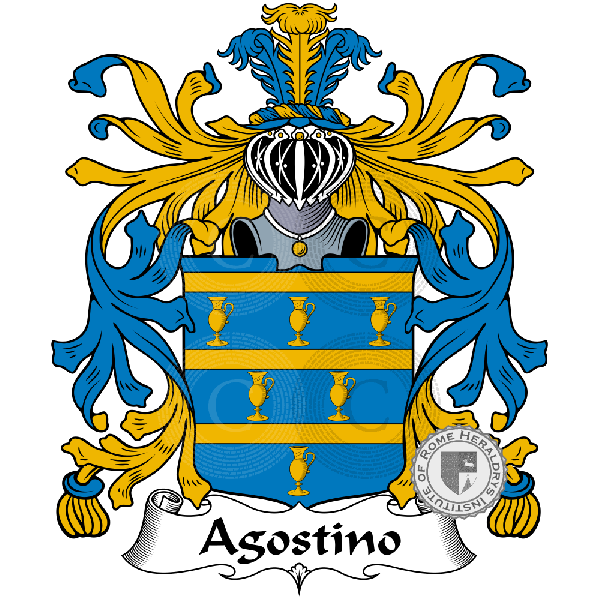 Brasão da família Agostino