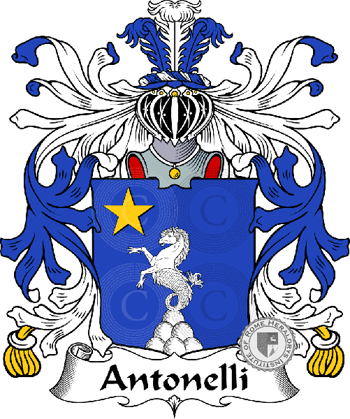 Coat of arms of family Antonelli
