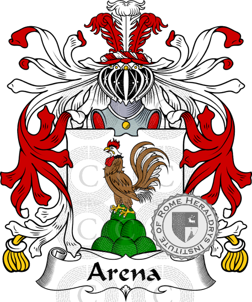 Wappen der Familie Arena