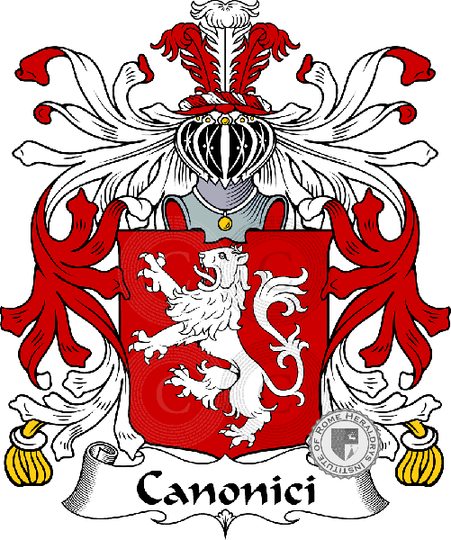 Coat of arms of family Canonici