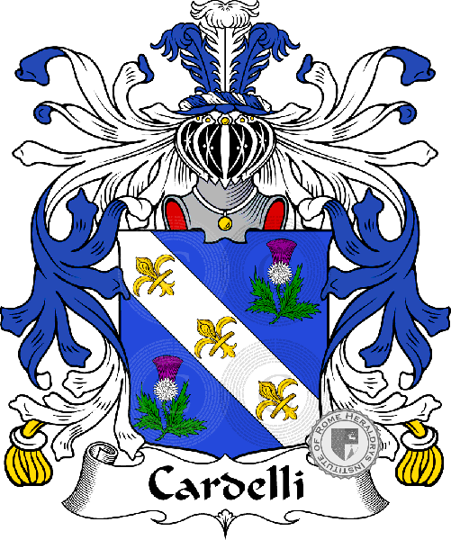 Brasão da família Cardelli