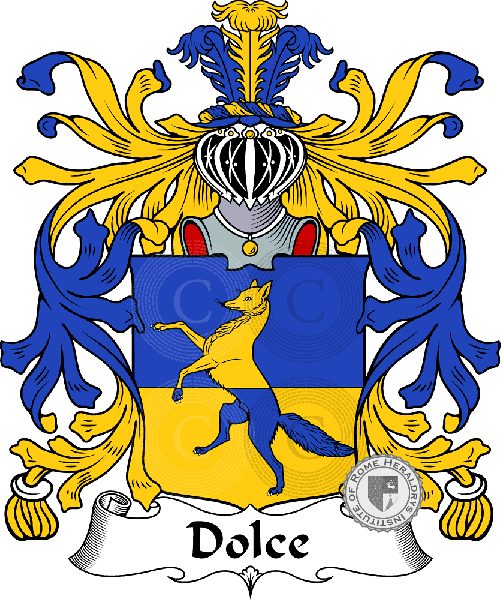 Wappen der Familie Dolce