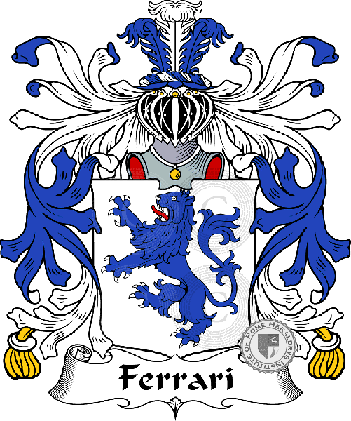 Escudo de la familia Ferrari or Ferraro