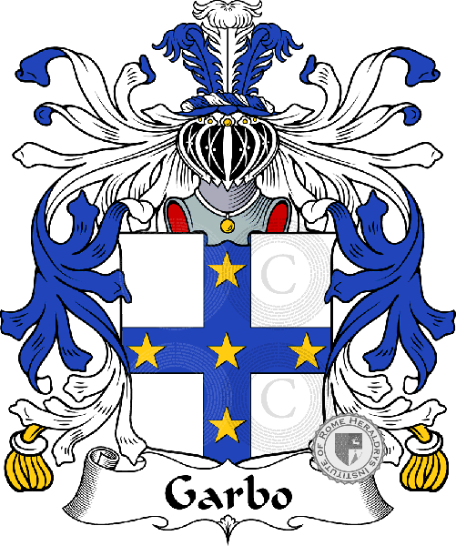 Coat of arms of family Garbo
