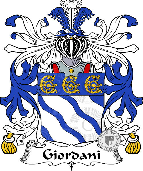 Coat of arms of family Giordani