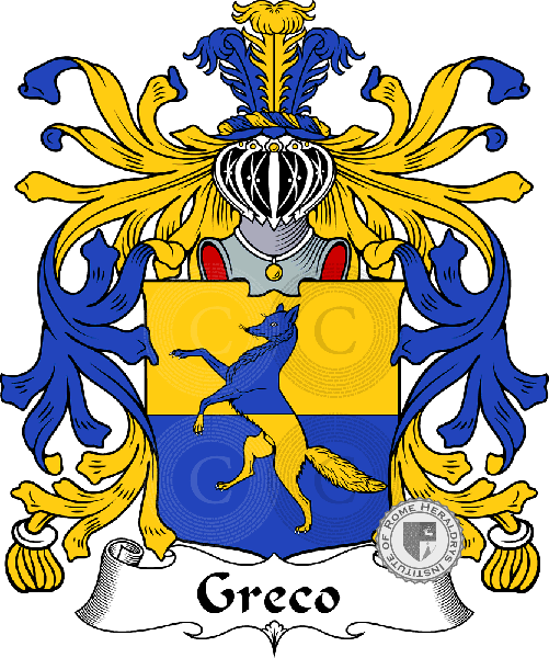 Escudo de la familia Greco
