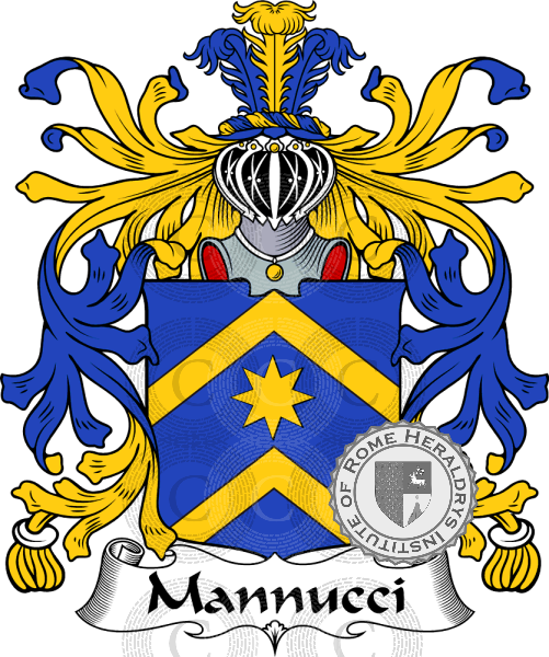 Wappen der Familie Mannucci