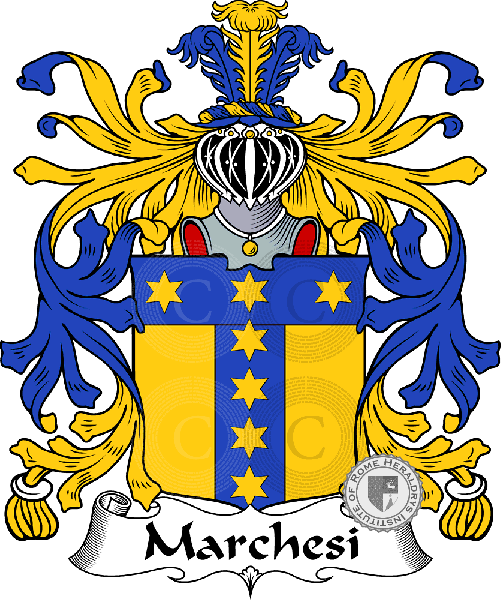 Brasão da família Marchesi