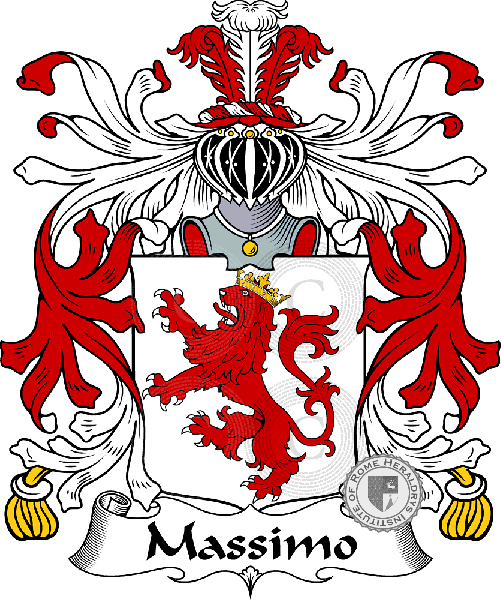 Coat of arms of family Massimo