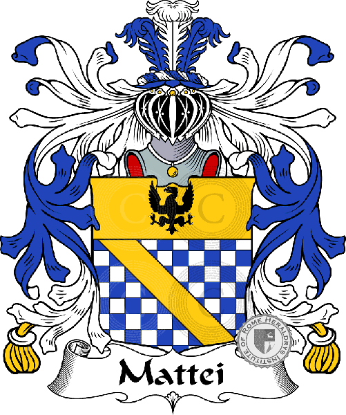 Escudo de la familia Mattei