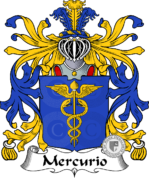 Coat of arms of family Mercurio