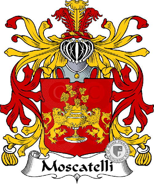 Wappen der Familie Moscatelli