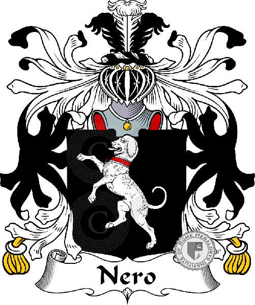 Coat of arms of family Nero