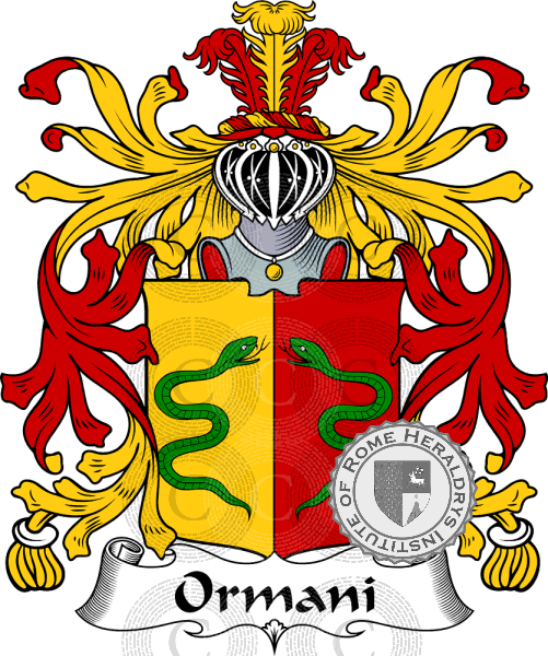 Escudo de la familia Ormani