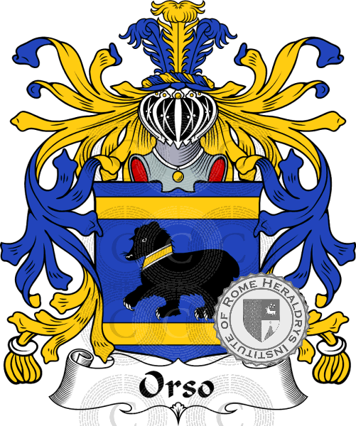 Wappen der Familie Orso