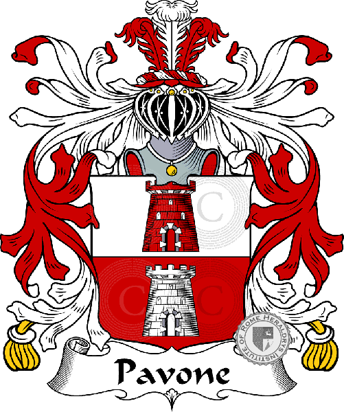 Wappen der Familie dal Pavone