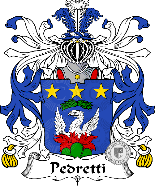 Escudo de la familia Pedretti
