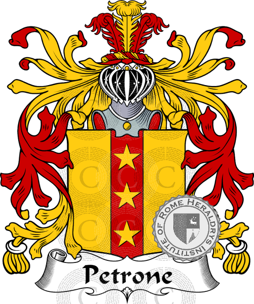 Coat of arms of family Petrone