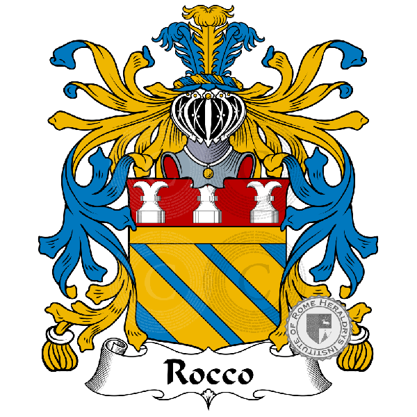 Coat of arms of family Rocco