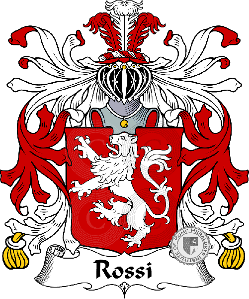 Brasão da família Rossi