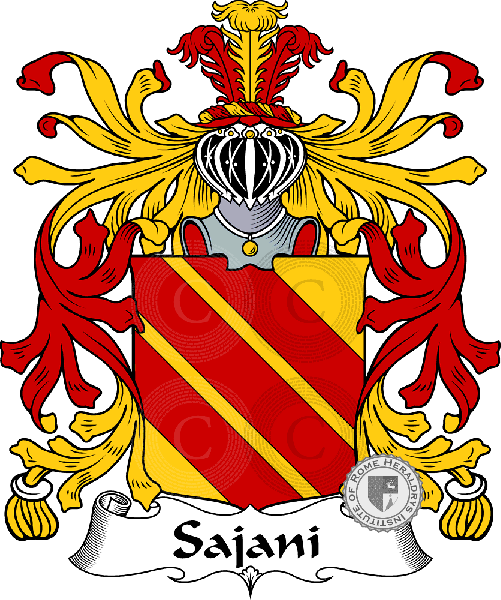 Coat of arms of family Sajani