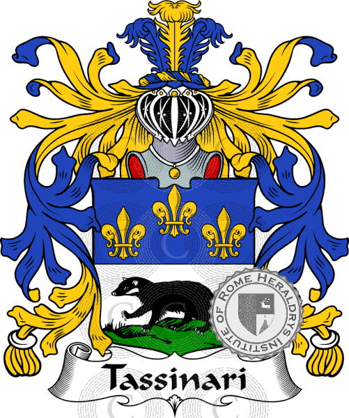 Escudo de la familia Tassinari