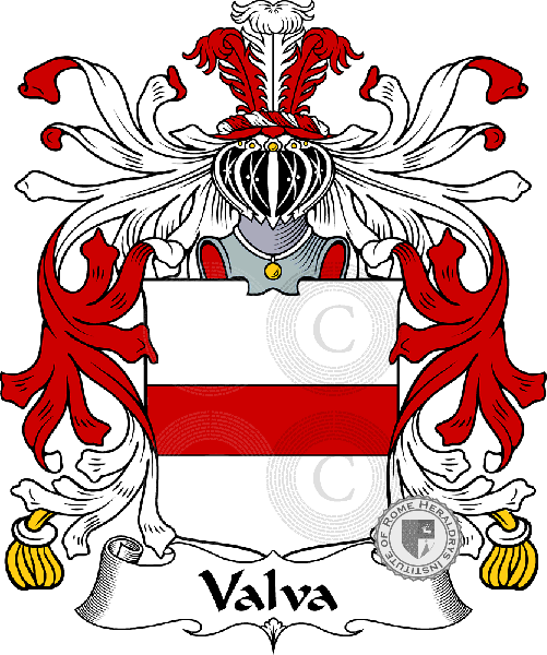 Escudo de la familia Valva