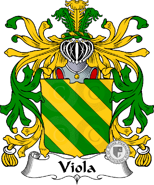 Coat of arms of family Viola