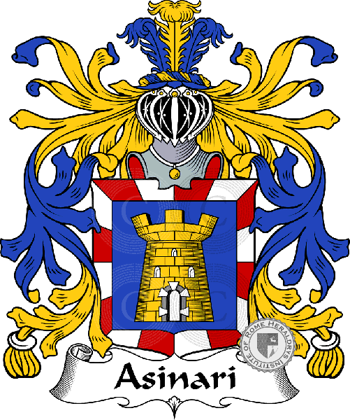 Wappen der Familie Asinari