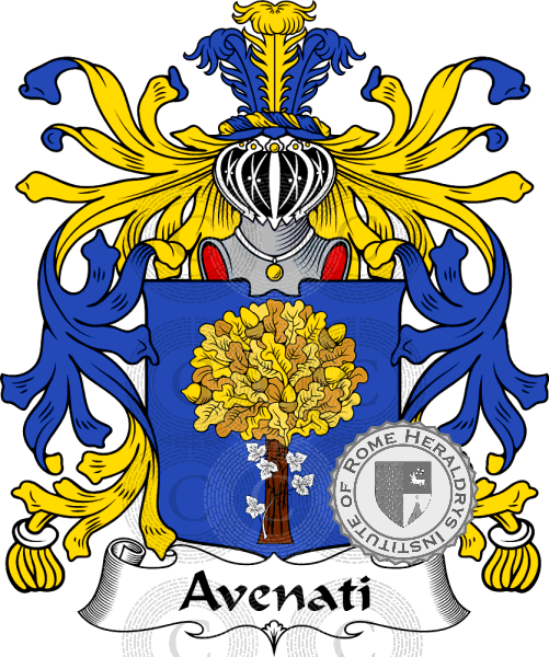 Brasão da família Avenati