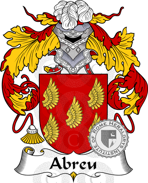 Coat of arms of family Abreu