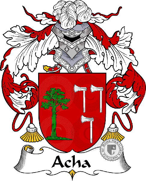 Coat of arms of family Acha I