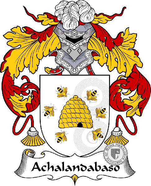 Escudo de la familia Achalandabaso