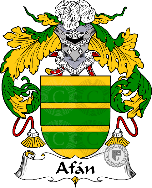 Escudo de la familia Afán