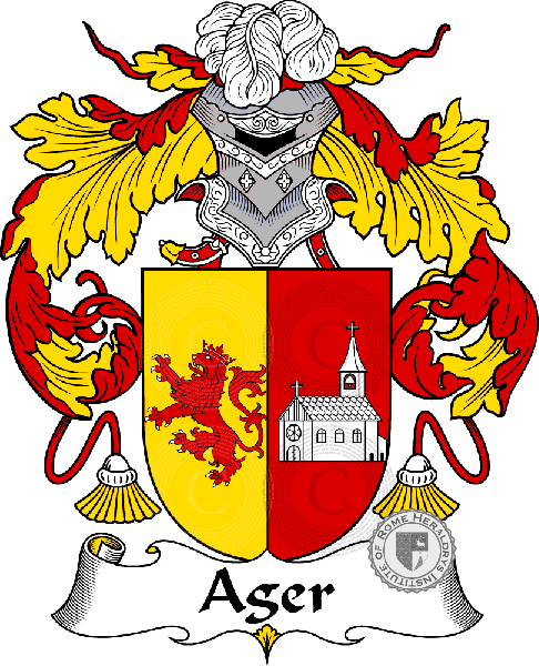 Coat of arms of family Ager