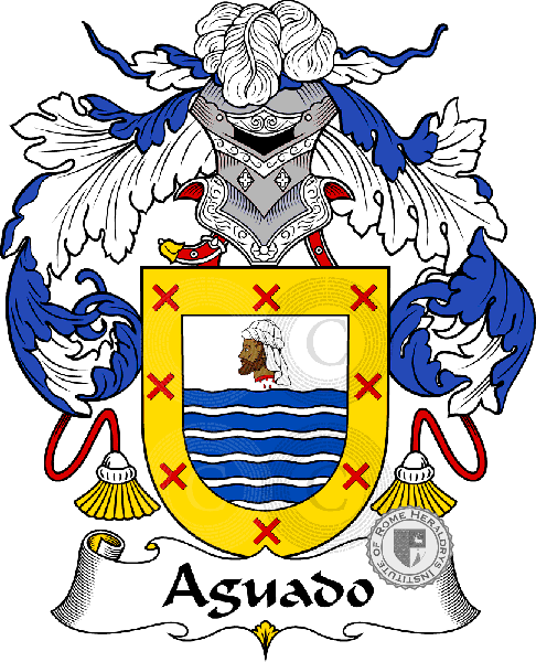 Coat of arms of family Aguado