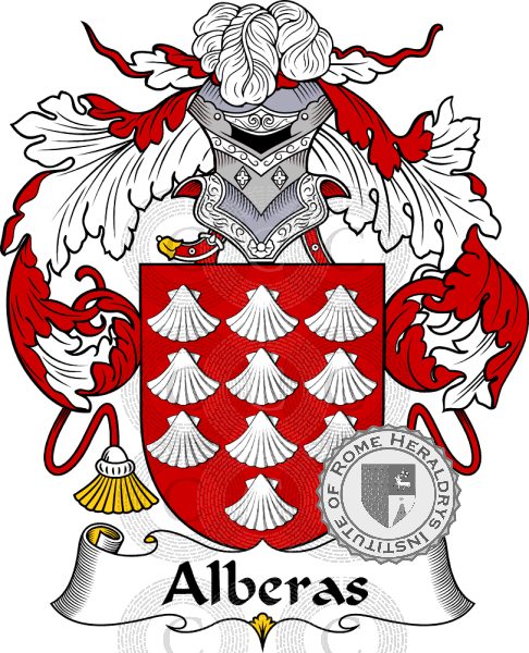 Coat of arms of family Alberas