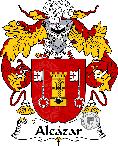 Escudo de la familia Alcázar