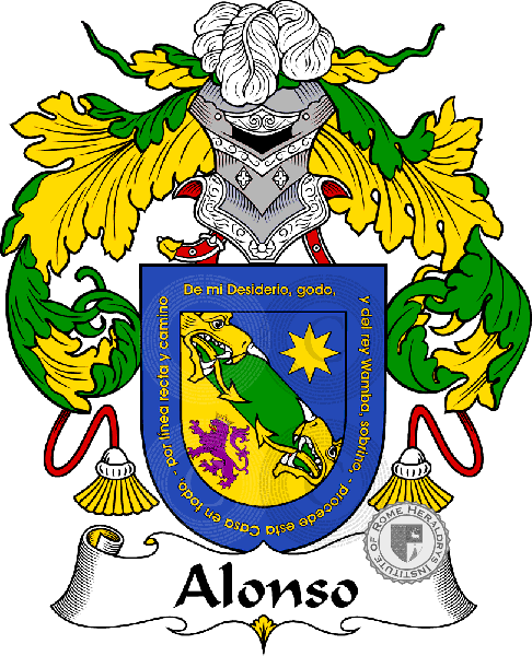 Coat of arms of family Alonso I